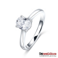 Runde Zirkonia Hochzeit Solitaire Ring (CRI0384-B)